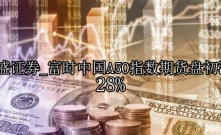 富时中国A50指数期货盘初涨028%
